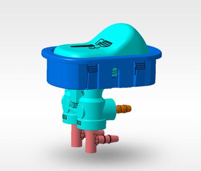 Quick charging and discharging valve